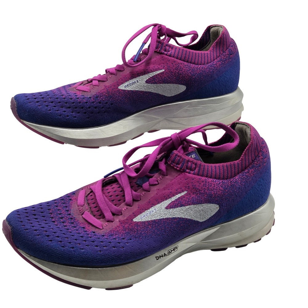 Brooks Levitate 2 Running Shoes Womens 7.5 Purple Pink Ombre Athletic Casual